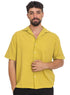 Lentil Tennis Collar Linen Shirt - Khotwh